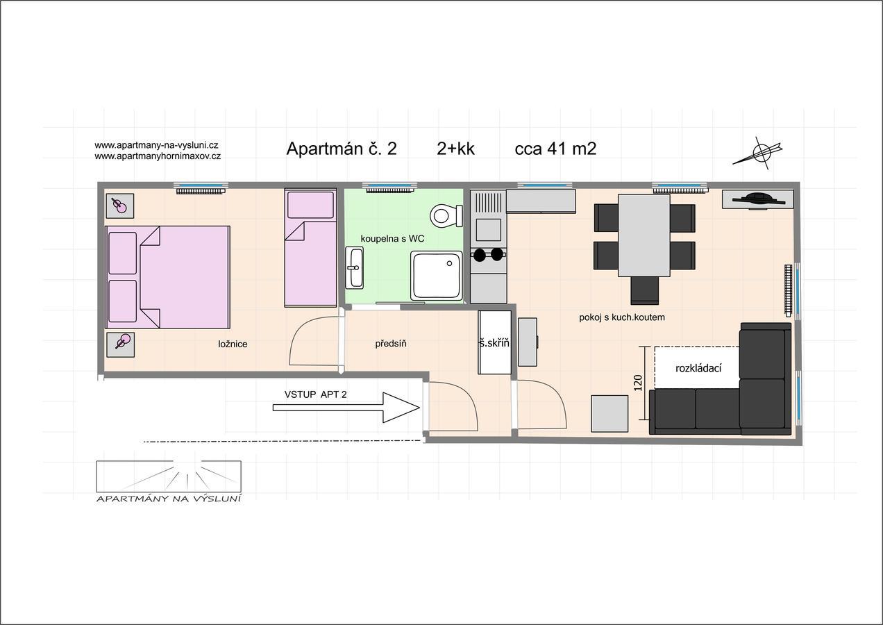 Apartmany Na Vysluni Horní Maxov Exterior foto